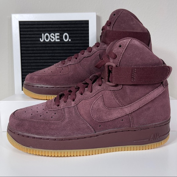 Nike Other - NIKE AIR FORCE 1 HIGH LV8 GS BURGUNDY CRUSH KIDS S